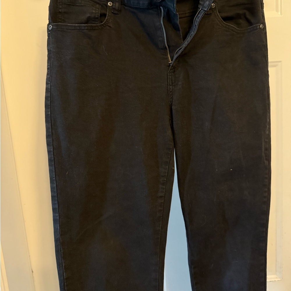 Basic Editions Black Straight Leg Jeans